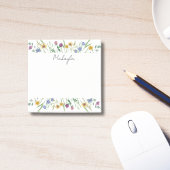 Gepersonaliseerde wilde bloem post-it® notes