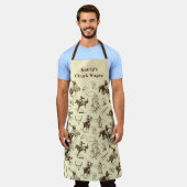 Gepersonaliseerde Wilde West Cowboy Rodeo Schort (Gedragen)