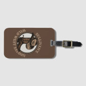 Gepersonaliseerde Wilde West Saloon Westerne Cowbo Bagagelabel (Voorkant (horizontaal))