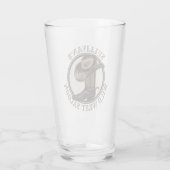 Gepersonaliseerde Wilde West Saloon Westerne Cowbo Glas (Achterkant)