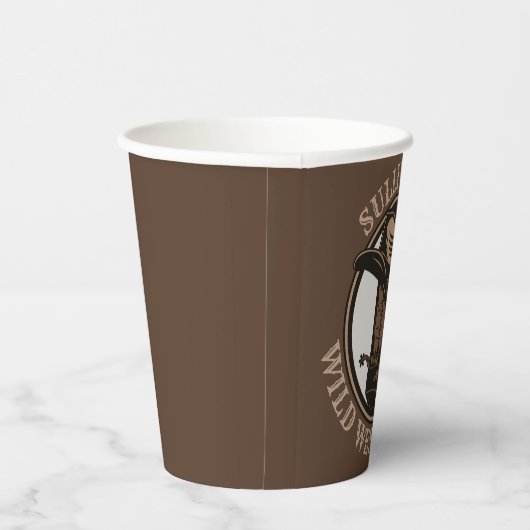 Gepersonaliseerde Wilde West Saloon Westerne Cowbo Papieren Bekers (Rechts)