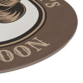 Gepersonaliseerde Wilde West Saloon Westerne Cowbo Snijplank (Hoek)