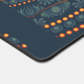 Gepersonaliseerde  wildernis Sunset Dot Mandala Bureaumat (Hoek)