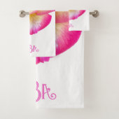 Gepersonaliseerde 'Wildflower' Bad Handdoek (Insitu)