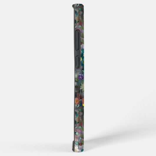 Gepersonaliseerde  Wildflower Boho Patroon Samsung Galaxy Hoesje (Rechterkant)