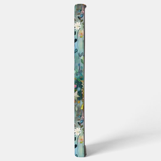 Gepersonaliseerde  Wildflower Boho Patroon Samsung Galaxy Hoesje (Linkerkant)