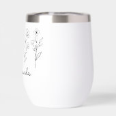 Gepersonaliseerde Wildflower bruid bruiloft (Achterkant)