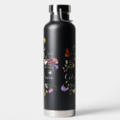 Gepersonaliseerde Wildflower Butterfly Garden Waterfles (Links)