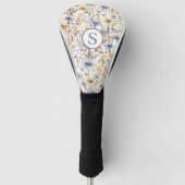 Gepersonaliseerde Wildflower Floral Golfheadcover (Voorkant)