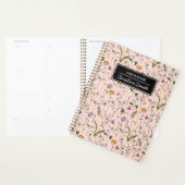 Gepersonaliseerde Wildflower Garden bloemenpatroon Planner (Display)