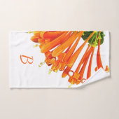 Gepersonaliseerde 'Wildflower' gastenhanddoek Handdoek (Handdoek)