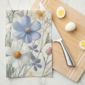 Gepersonaliseerde Wildflower Keuken Handdoek | Ini (Quarter Fold)