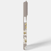 Gepersonaliseerde Wildflower Patroon op Beige Case-Mate iPhone Case (Achterkant / Rechts)