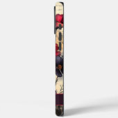 Gepersonaliseerde Wildflower Poppies Donkerrood & Case-Mate iPhone Case (Achterkant / Links)