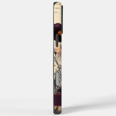 Gepersonaliseerde Wildflower Poppies Donkerrood & Case-Mate iPhone Case (Achterkant / Rechts)