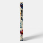 Gepersonaliseerde Wildflowers Paarse & Sinaasappe Case-Mate iPhone Case (Achterkant / Links)