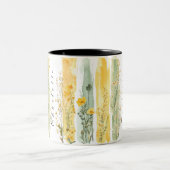 Gepersonaliseerde WildflowerSmug 4 Tweekleurige Koffiemok (Center)