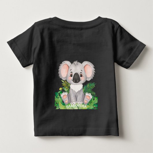 Gepersonaliseerde Wildlife Koala Baby (Achterkant)