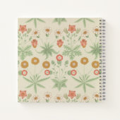 Gepersonaliseerde William Morris  Floral Notitieboek (Achterkant)