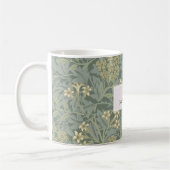 Gepersonaliseerde William Morris Jasmine Dotted Jo Koffiemok (Links)
