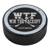 Gepersonaliseerde Win de Face-Off Hockey Puck (3/4)