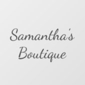 Gepersonaliseerde window cling voor uw winkelbedri raamsticker (Vel)