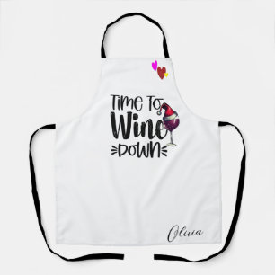 Gepersonaliseerde Wine Lover Schort – Kerstcadeau