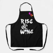 Gepersonaliseerde Wine Pun Schorten, Funny Rise &  Schort (Voorkant)