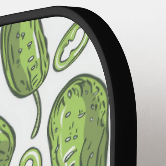 Gepersonaliseerde winnaar Pickle Dinner Pickleball Paddle (Links Detail)