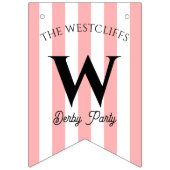 Gepersonaliseerde Winner's Circle Cabana Stripe De Vlaggetjes (Tweede vlag)