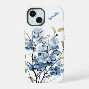 Gepersonaliseerde Winter Bloemen Telefoon Case iPhone 15 Case