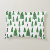 Gepersonaliseerde Winter Vakantie Land Beauty Accent Kussen (Achterkant)