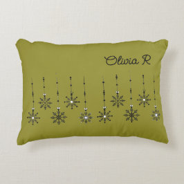 Gepersonaliseerde Winter Wonderland Accent Pillow Accent Kussen