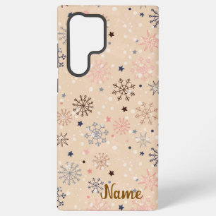 Gepersonaliseerde winterneutralen samsung galaxy hoesje