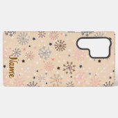 Gepersonaliseerde winterneutralen samsung galaxy hoesje (Achterkant horizontaal)