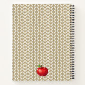 Gepersonaliseerde Wiskunde Teacher Apple Notitiebo Notitieboek (Achterkant)