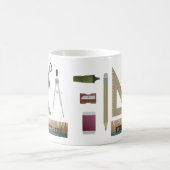 Gepersonaliseerde Wiskunde Teacher Gift Mok (Center)