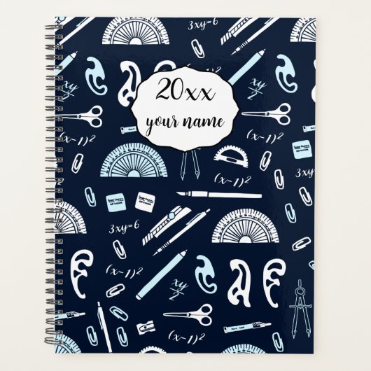 Gepersonaliseerde Wiskunde Teacher Planner Notitie (Voorkant)