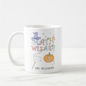 Gepersonaliseerde Wiskunde Wizard Pumpkin Pie Wisk Koffiemok (Links)