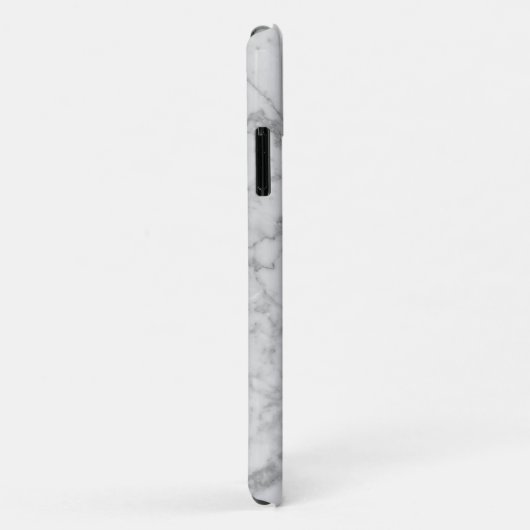 Gepersonaliseerde wit marmer goud modern elegant Case-Mate iPhone case (Achterkant/rechts)