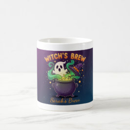 Gepersonaliseerde Witch's Brew Coffee Mok