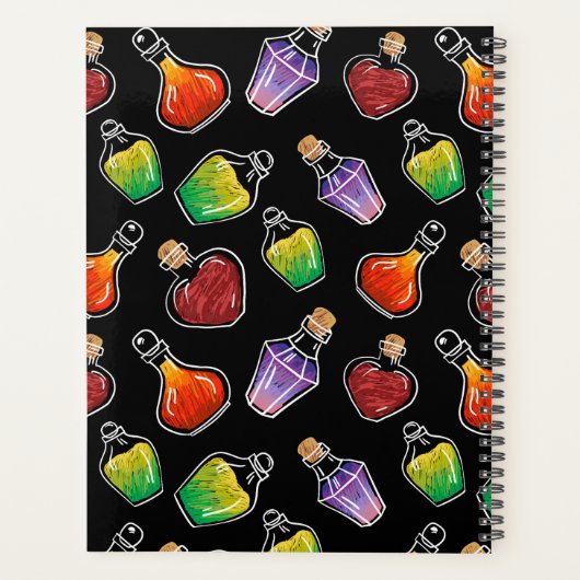 Gepersonaliseerde Witchy Spell Book Planner (Achterkant)