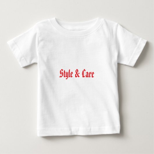 Gepersonaliseerde witte Baby fijne trui T-shirt (Voorkant)