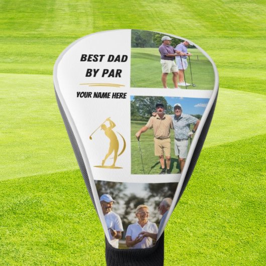 Gepersonaliseerde witte beste golfcadeaus voor pap golfheadcover