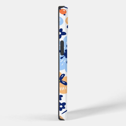 GEPERSONALISEERDE WITTE BLOEMEN SCANDI WILDE BLOEM Case-Mate iPhone CASE (Achterkant / Rechts)