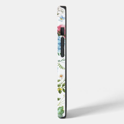 GEPERSONALISEERDE WITTE BLOEMEN WILDBLOEM IPHONE 1 Case-Mate iPhone CASE (Achterkant / Links)