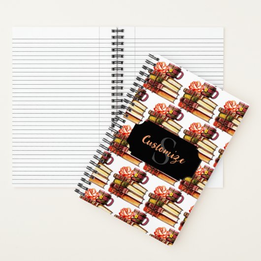 Gepersonaliseerde witte boeken en thee (Binnen)