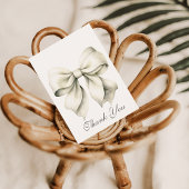 Gepersonaliseerde witte boog Vrijgezellenfeest Bedankkaart