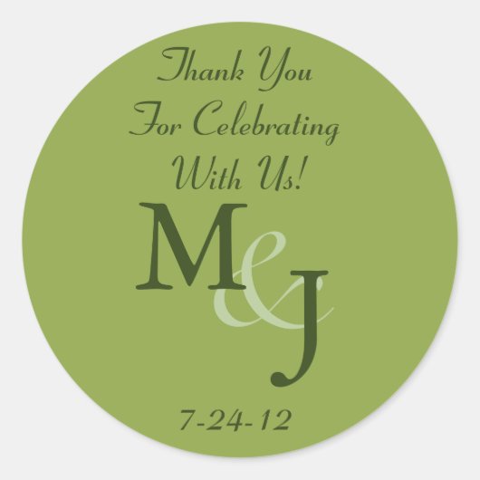 Gepersonaliseerde Witte Daisy Bruiloft Favor Label (Voorkant)