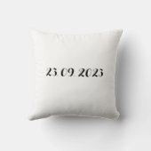 Gepersonaliseerde witte doves Weddenschap Gift Cus Kussen (Achterkant)